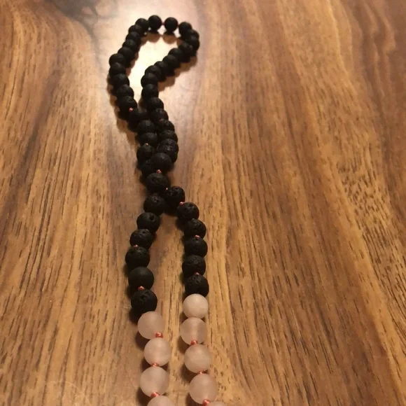 HANDMADE ROSE QUARTZ + LAVA MALA - Picture 5 of 5